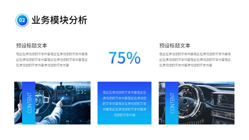 智能驾驶招商融资商业计划书通用PPT模板