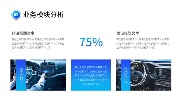 智能驾驶招商融资商业计划书通用PPT模板
