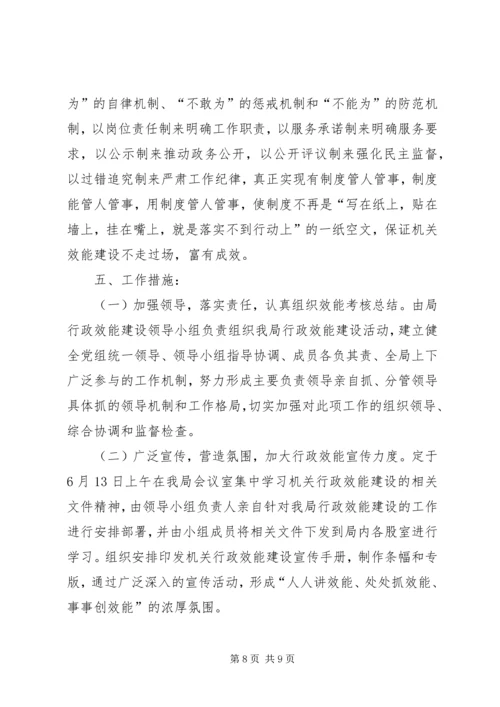 行政效能建设方案.docx