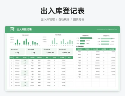 出入库登记表