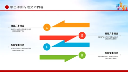 2019团委共青团五四青年年终总结工作汇报PPT模板
