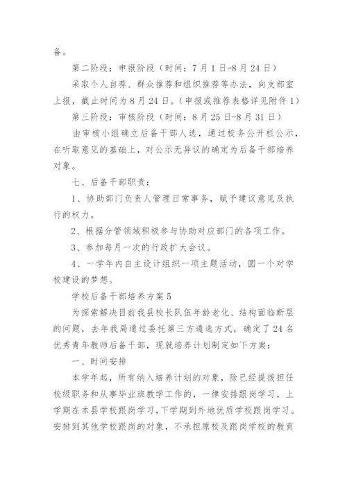 学校后备干部培养方案.docx