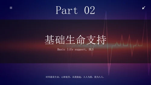 心肺复苏主题科普PPT模板