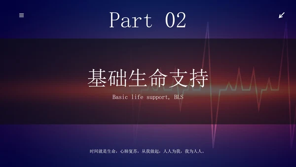 心肺复苏主题科普PPT模板