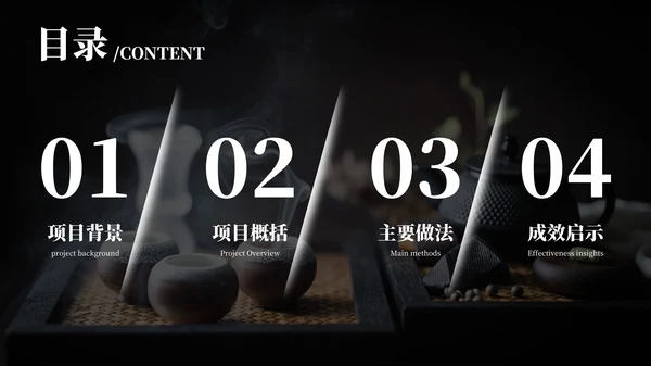 彩色简约风目录页PPT版式合集