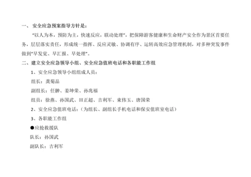 天地石刻园景区安全管理应急专题预案.docx