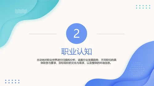 清新简约风大学生职业生涯规划