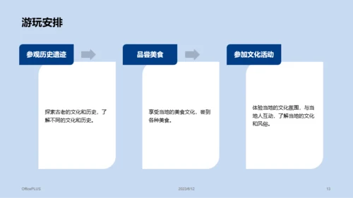 蓝色景区商务特别活动营销策划PPT模板