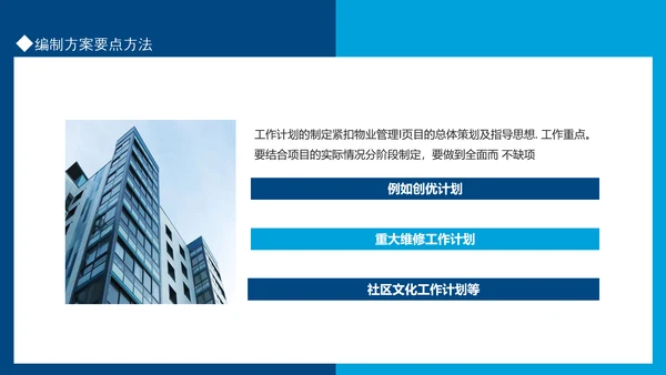 小区物业管理公司方案动态PPT模板