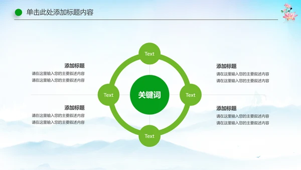 国学文化古风古典古韵水墨中国风PPT模板
