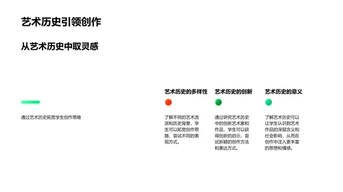 艺术历史教学报告PPT模板