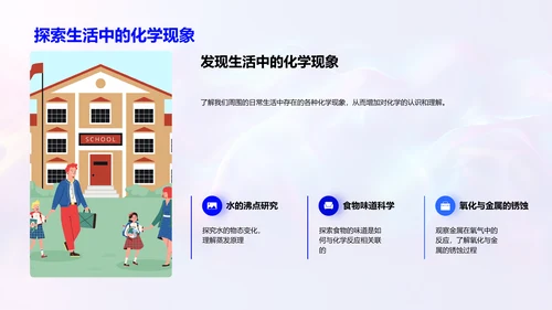 生活化学探索PPT模板