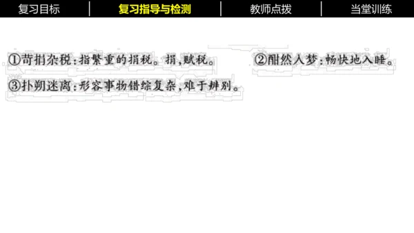 七年级下册语文复习专题二：字词梳理 课件（含截屏）