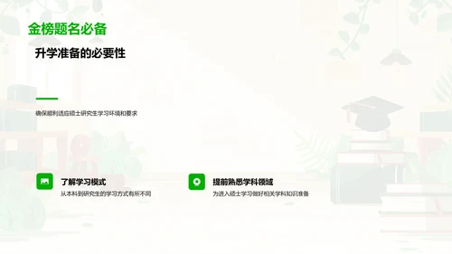 硕士生学习指南PPT模板