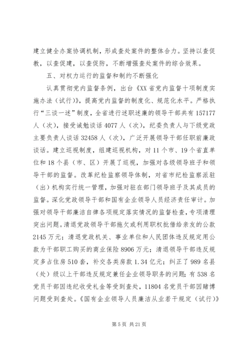 深入推进党风廉政建设和反腐败斗争.docx