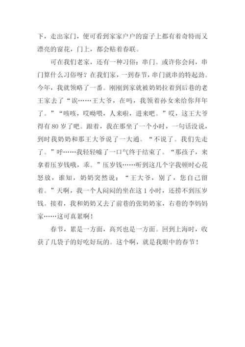 眼中的春节作文.docx
