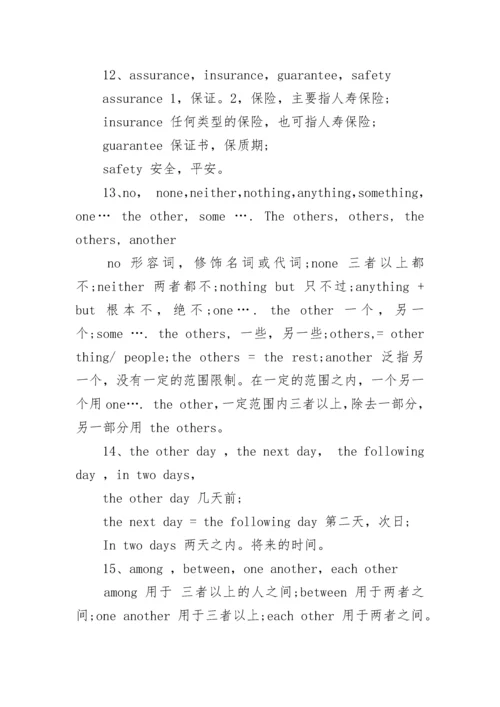 成人高考英语专升本知识点总结.docx