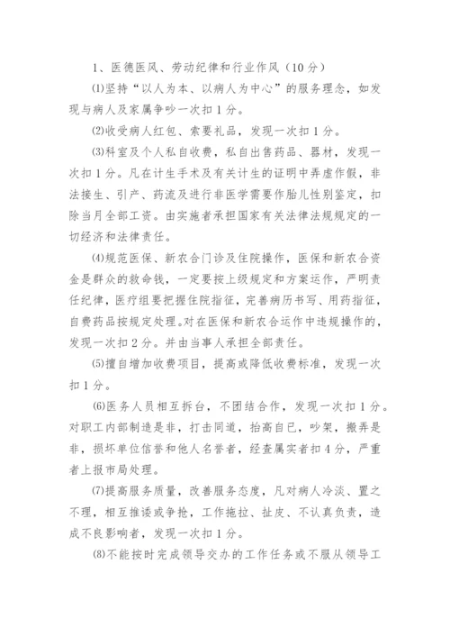 乡镇卫生院绩效考核方案.docx