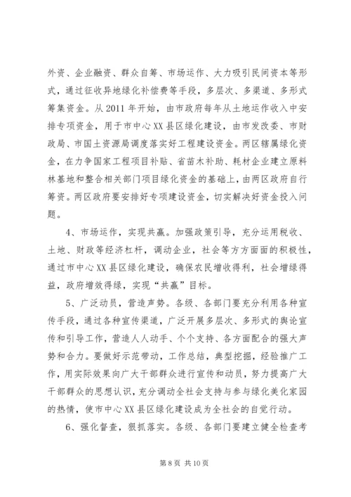 绿化局工作规划与保障措施.docx