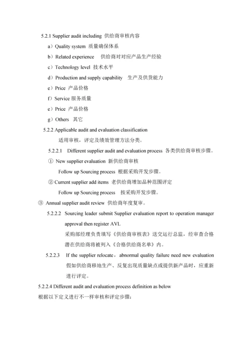 SupplierSourcingManagementProcess供应商开发管理作业流程.docx