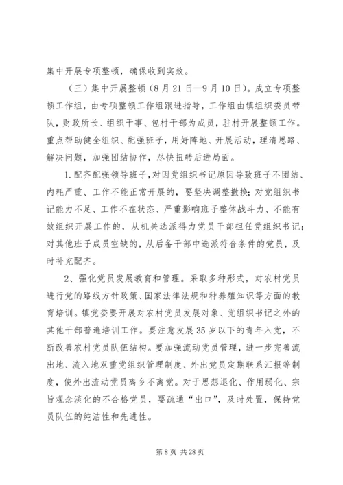 软弱涣散党组织专项整顿工作实施方案5篇.docx