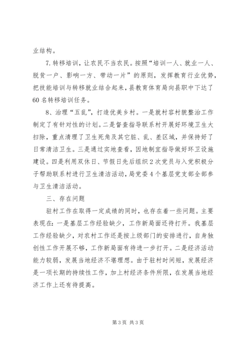 乡镇第一书记驻村工作总结.docx