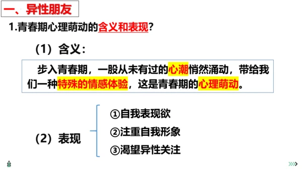 【新课标】2.2 青春萌动 课件【2024年春新教材】（28张ppt）