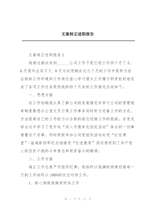 文案转正述职报告.docx