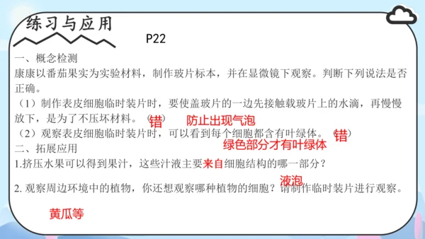人教版（2024）七年级上册1.2.1 植物细胞 课件(共34张PPT)