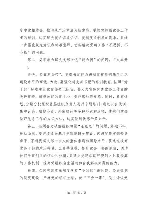 民主党派基层组织建设中存在的问题及其对策思考 (2).docx
