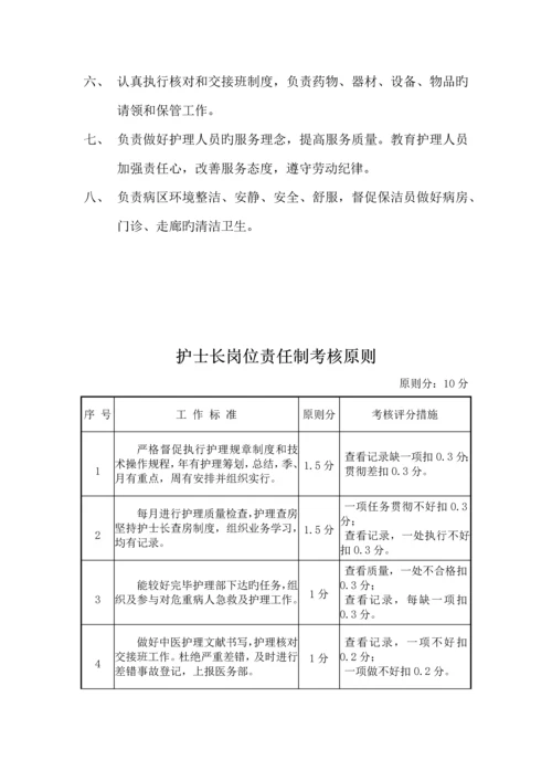 各层次护理管理岗位基本职责及考核重点标准Word文档.docx