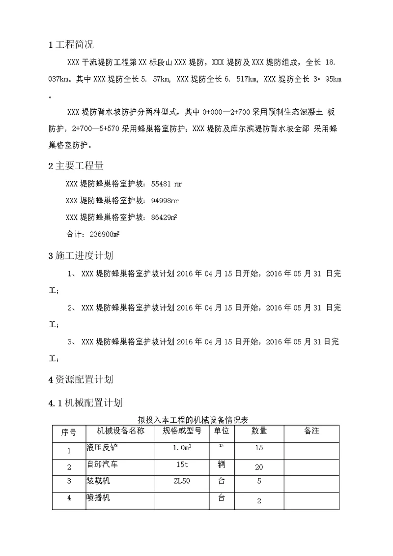 蜂巢格室防护施工专业技术方案