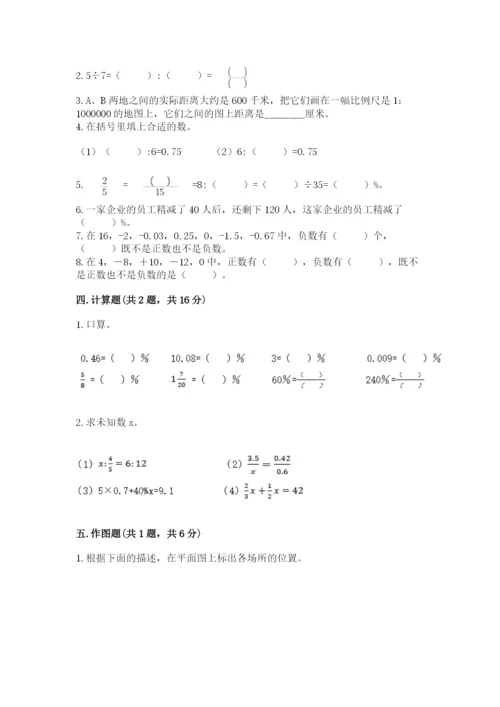 小学六年级下册数学期末测试卷附答案（综合题）.docx