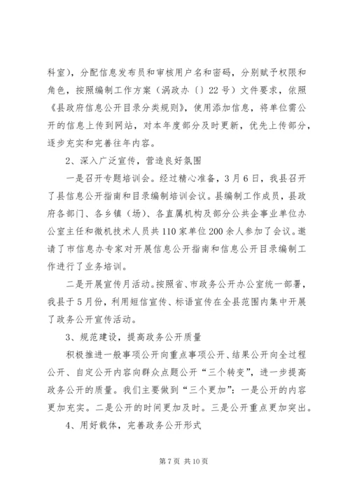 县行政服务中心政务公开示范点建设工作汇报.docx