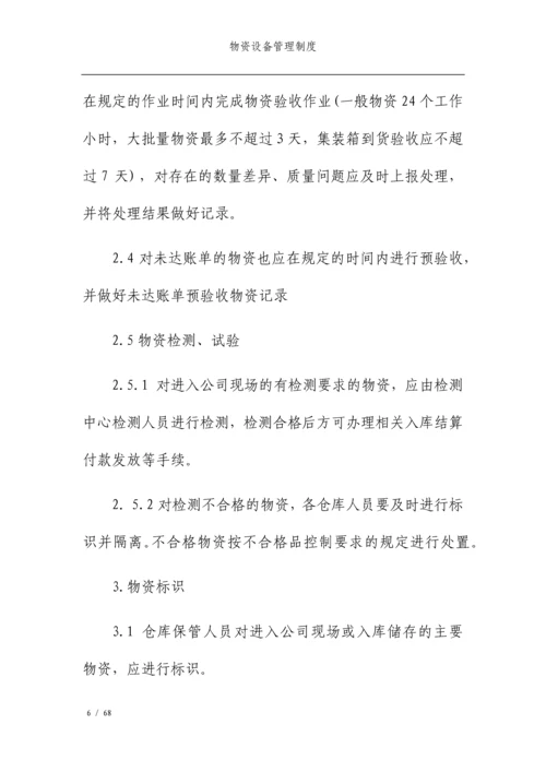 公司物资设备管理制度.docx