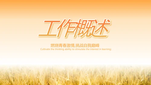 中国梦乡村振兴工作总结计划动态PPT模板