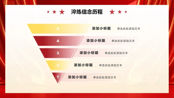 红色党政风红星照耀中国读书笔记分享PPT模板