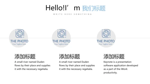 蓝色简约时尚医疗报告动态PPT