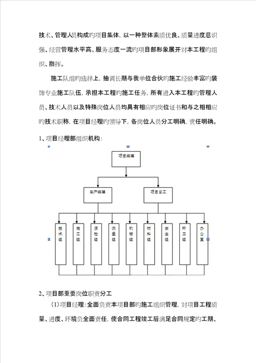 办公楼装修改造综合施工组织设计