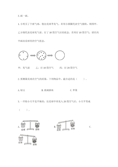 教科版小学三年级上册科学期末测试卷各版本.docx