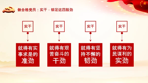 加强党性修养做合格党员总结党课党支部PPT