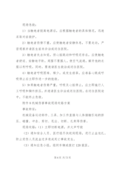 危险化学品企业安全生产事故现场处置方案.docx