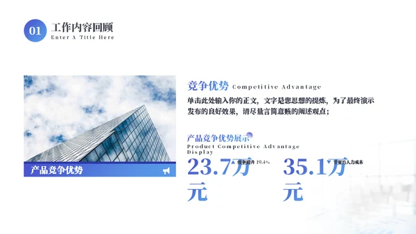 职场竞聘述职报告通用PPT模板