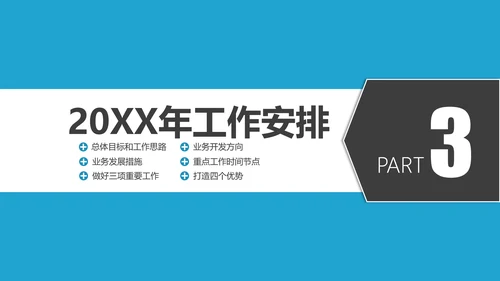 高端商务风企业年终工作总结计划PPT模板