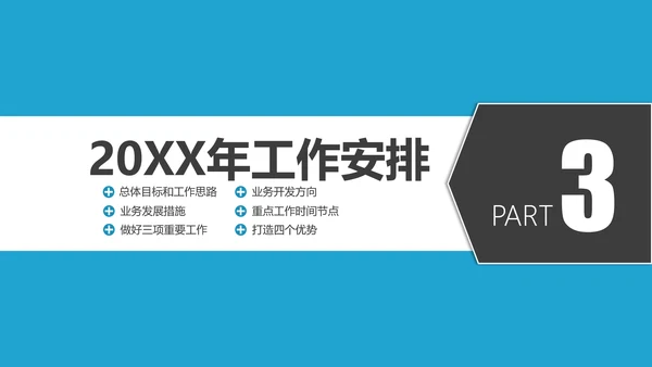 高端商务风企业年终工作总结计划PPT模板