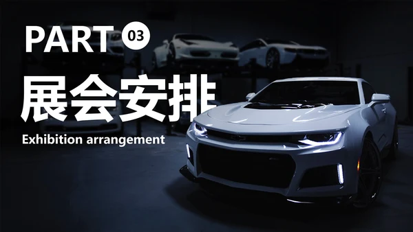 高级实景现代汽车展会策划方案PPT模板