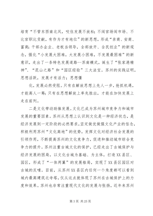赴南方城镇建设先进单位考察方案.docx