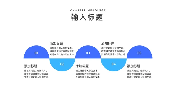 蓝色商务数据员工年度工作总结汇报PPT模板