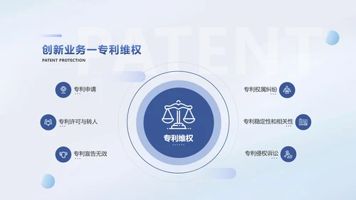 简约商务风律师事务所机构宣传