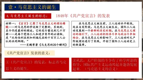 第21课马克思主义的诞生和国际共产主义运动的兴起  课件